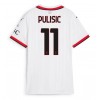 AC Milan Christian Pulisic #11 Bortatröja Dam 2024-25 Korta ärmar